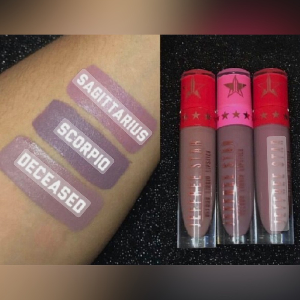 BUNDLE OF THREE DECEASED LIPSTICKS‼️JEFFREE STAR Velour Liquid Lipstick💄 - Picture 3 of 6
